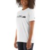 Janka obrazkove meno Gildan 64000 sleeve print logo mockup Left Front Womens 2 White