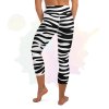 BLAVAS capri joga legíny ZEBRA