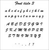 font cislo 3