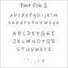 font cislo 2
