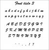 font cislo 3