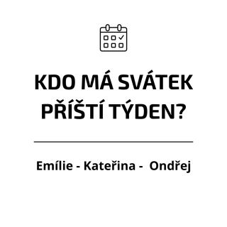 ❤️ Našli jste mezi nimi někoho blízkého? 💛 🎉 Jupííí! Skvělá příležitost potěšit ty, na kterých vám záleží. 🎁 Darujte něco...