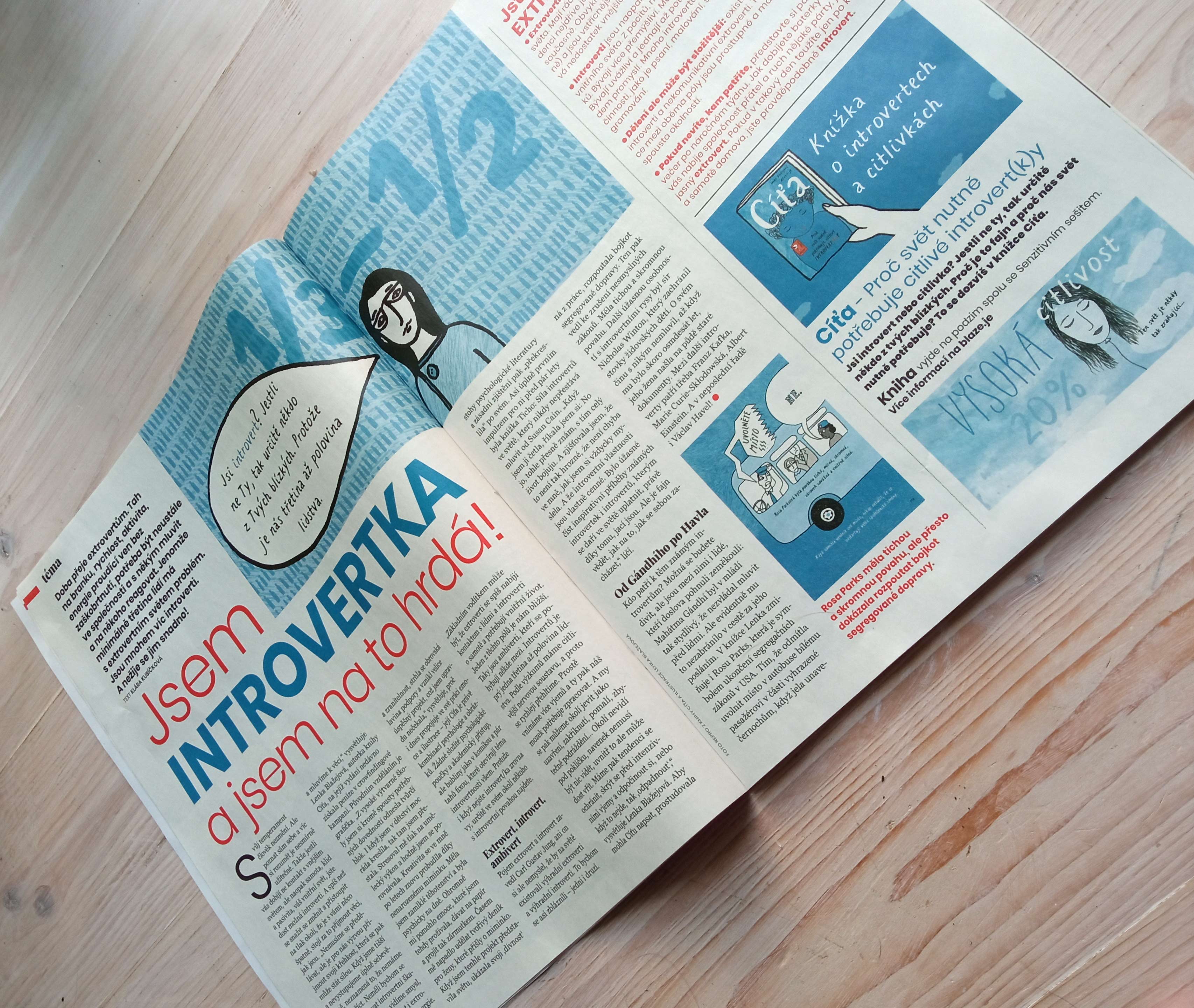 Jsem introvertka – rozhovor pro časopis Vlasta 28/2022