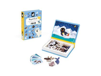 janod magnetibook polarne zvieratka