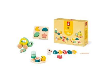 J04064 Janod Box Zdokonalovanie jemnej motoriky u deti od 18mesiacov 03 kópia