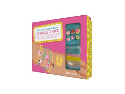 auzou diy sada neonove naramky 6 farebnych naramkov