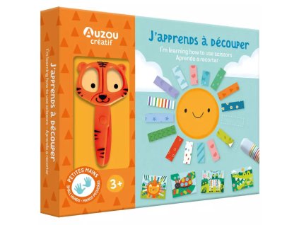 auzou kreativny box s noznicami ucim sa strihat a nalepovat