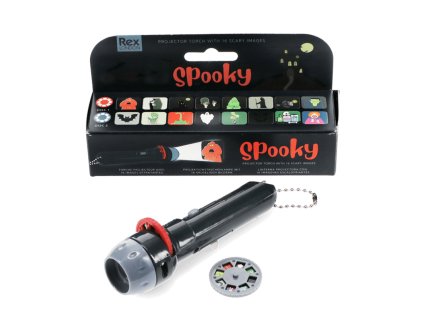 30869 1 spooky projector torch with 16 scary images