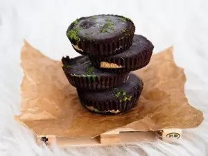 Čtyřvrstvé nepečené čokoládové košíčky (RECEPT)