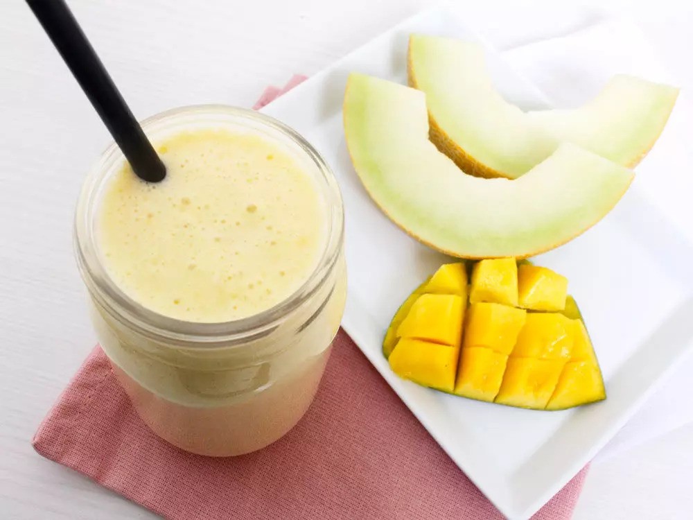 Osvěžující mangovo-melounové smoothie