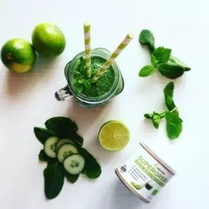 Okurkové smoothie s mátou a limetkou (RECEPT)