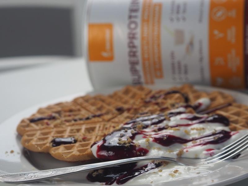 Špaldové vafle s veganským těstem z Vegan proteinu - nasladko i naslano