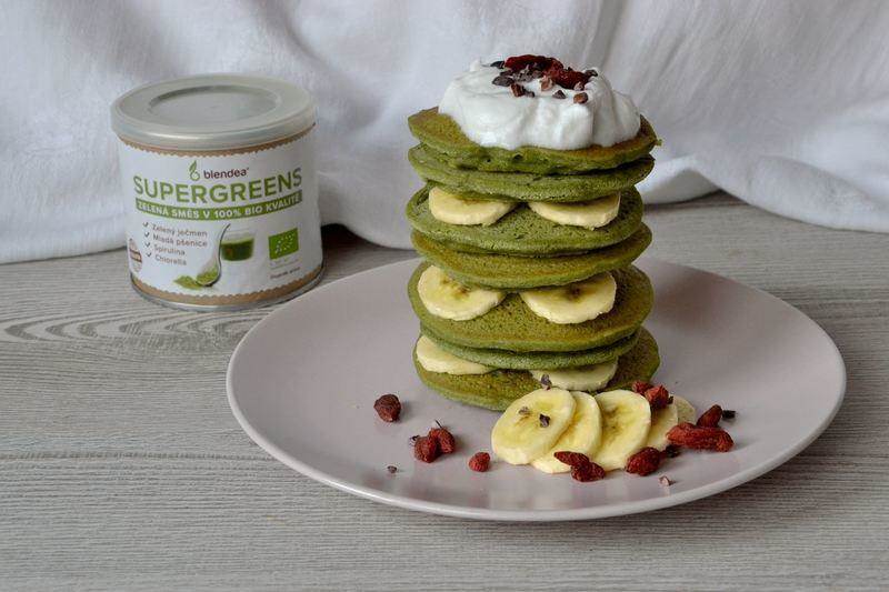 Zdravé zelené lívance s Blendeou SUPERGREENS 