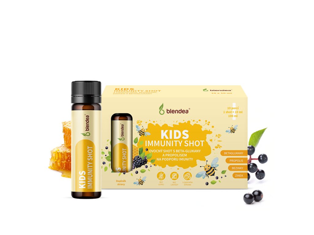 blendea Kids Immunity Shot s propolisem a beta-glukany