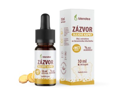 Zázvor olejové kapky 10 ml