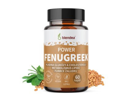 Fenugreek (Pískavice řecké seno) extrakt 60 kapslí