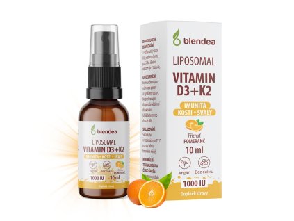 Lipozomálny Vitamín D3+K2 sprej 10 ml