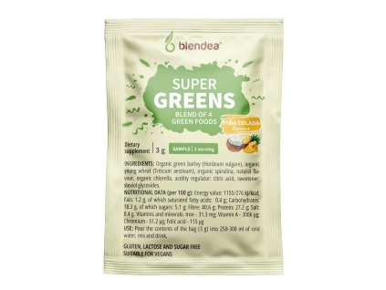 vzorek supergreens pina colada
