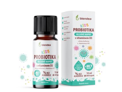 KIDS Probiotiká pre deti s vitamínom D3 10 ml