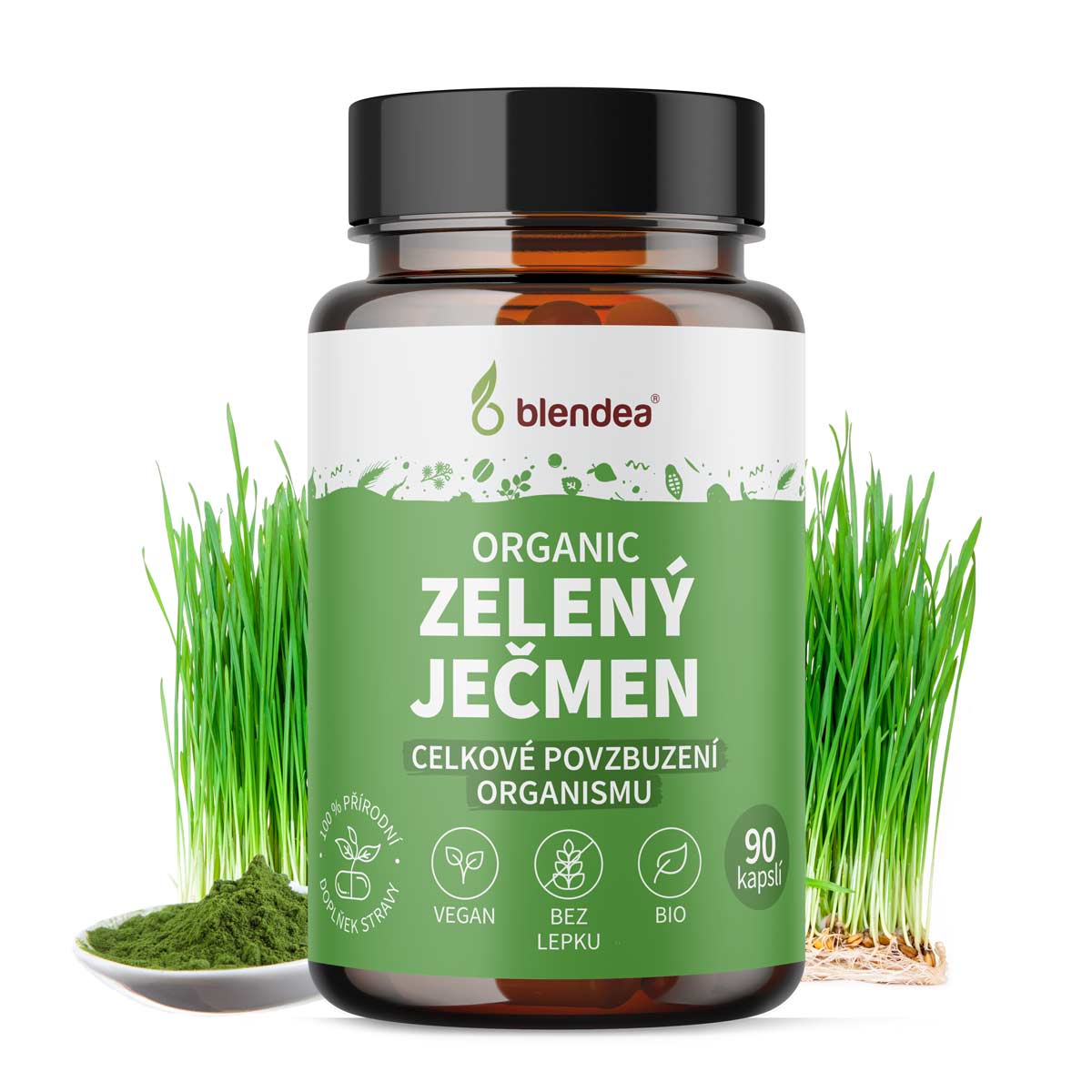 Zelený Ječmen BIO Organic 90 kapslí