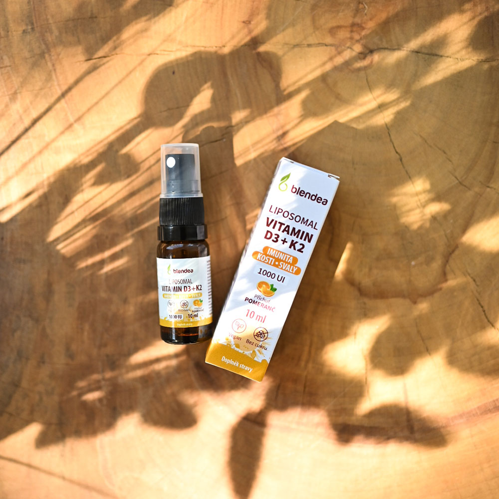 Lipozomální Vitamin D3+K2 sprej 10 ml