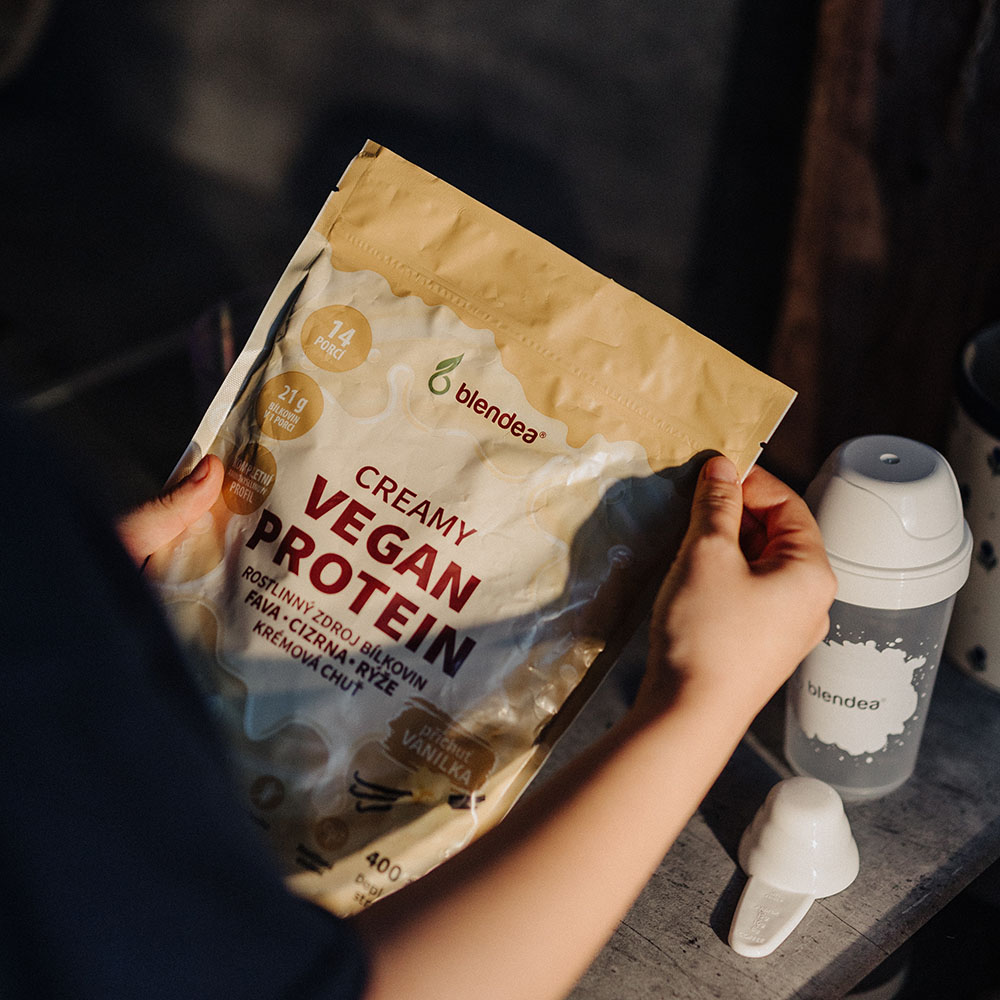 Vegan Protein krémový příchuť Vanilka 400 g