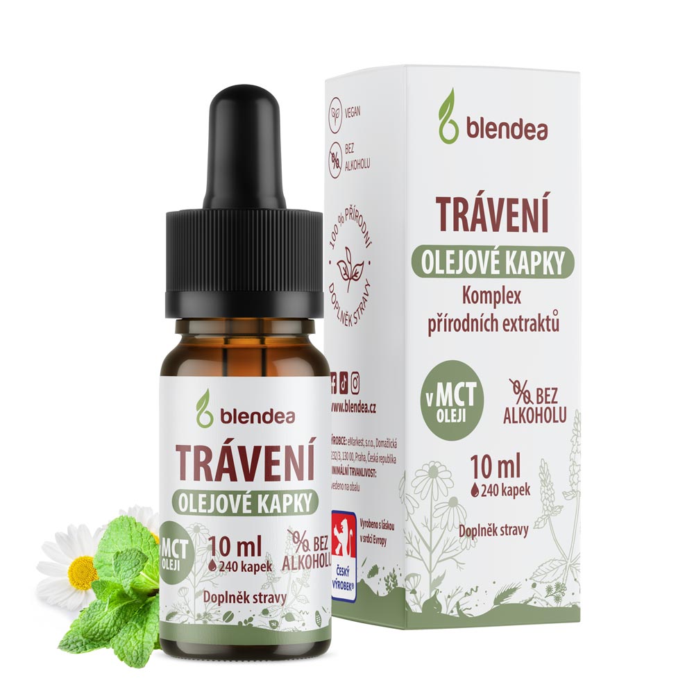 Trávení kapky 10 ml