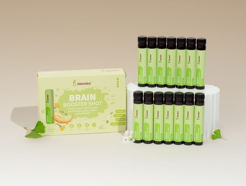 Blendea Shot Brain Booster s adaptogeny 14x 25 ml