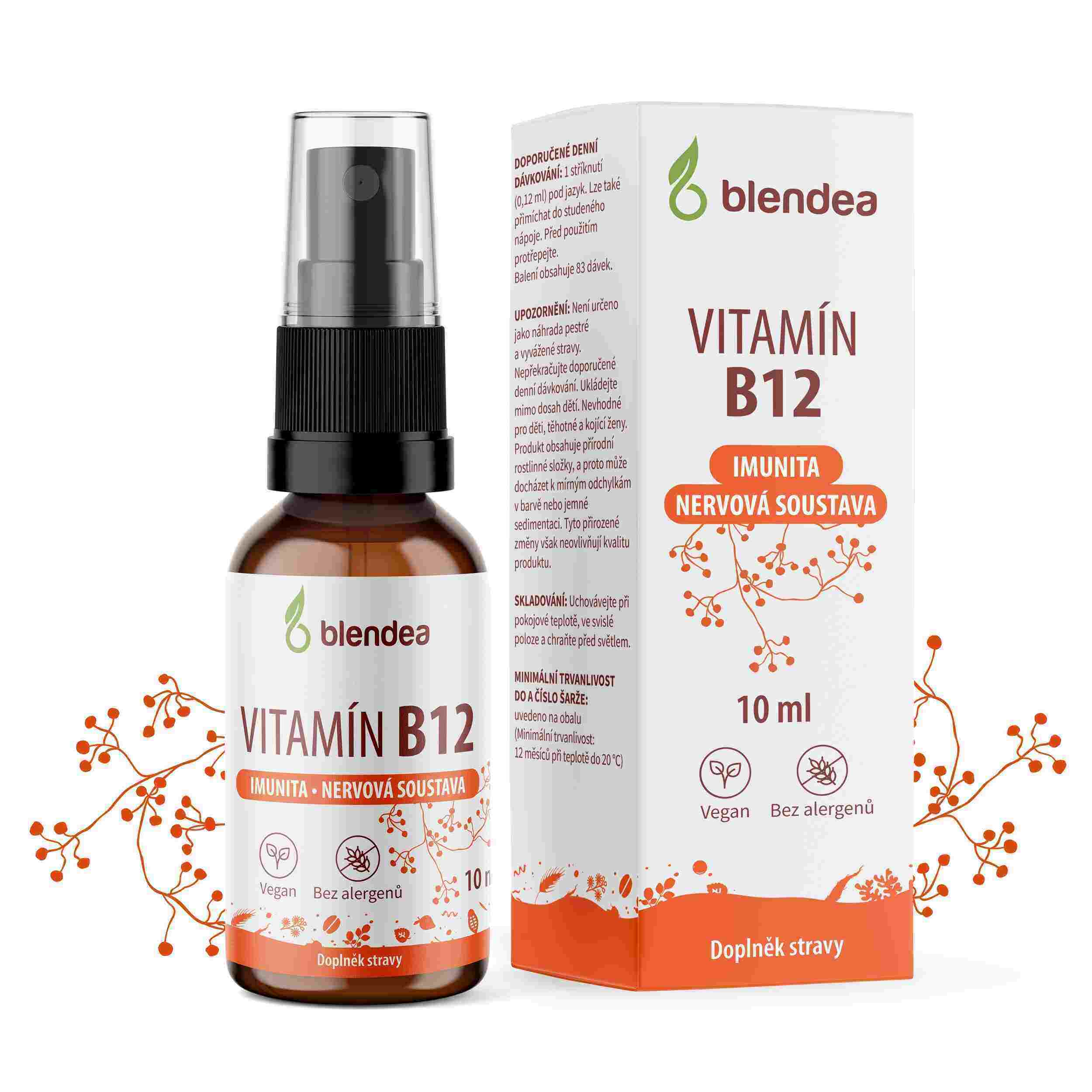 Vitamin B12 sprej 10 ml
