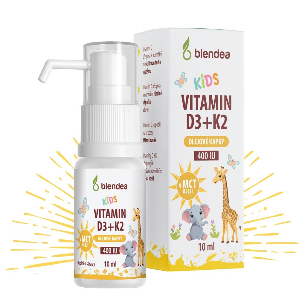 KIDS Vitamin D3 + K2 kapky pro děti 10 ml