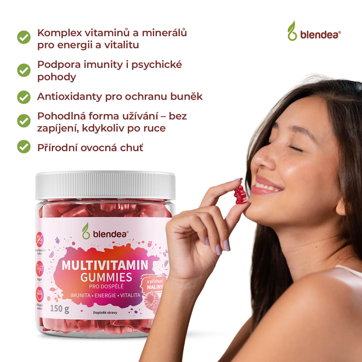 Gummies - Multivitamín pro dospělé 150 g