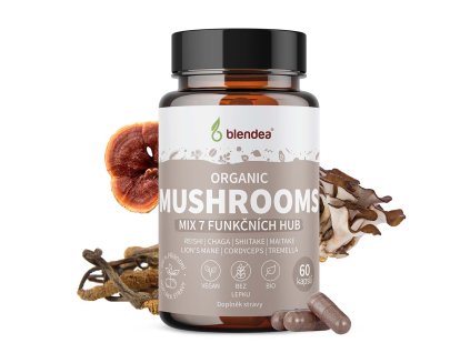 Mushrooms BIO Organic 60 kapsúl