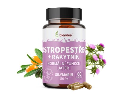 Ostropestrec + Rakytník 60 kapsúl