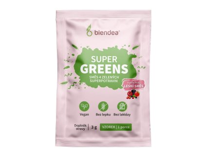 Supergreens Lesná zmes vzorka 1 porcia