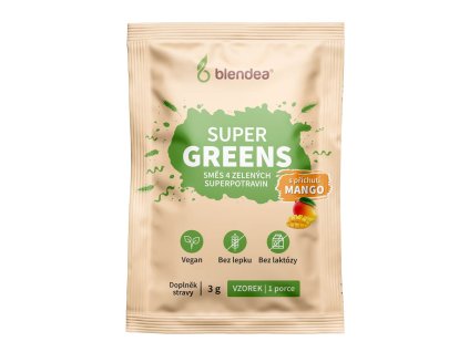 Supergreens Mango vzorka 1 porcia