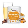 Kurkuma latte mockup ingredience