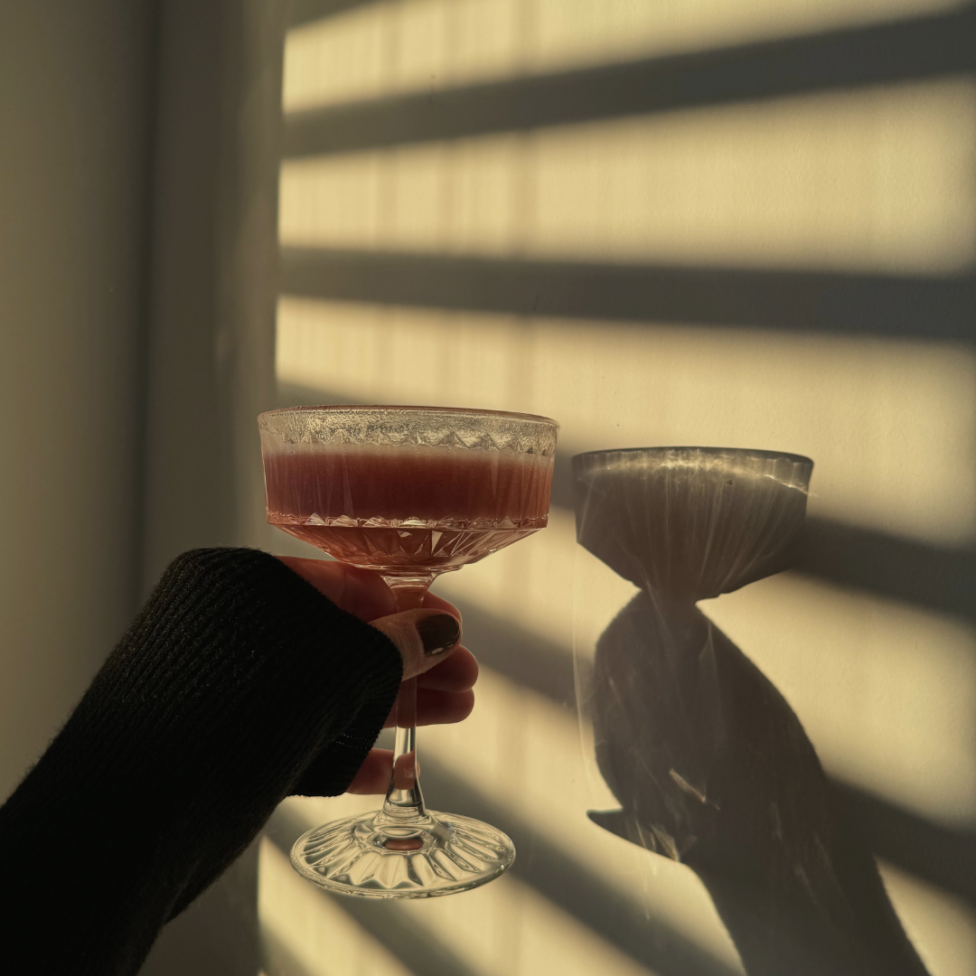 Raspberry banana smoothie