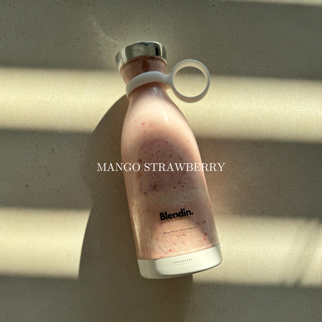 Mango strawberry smoothie