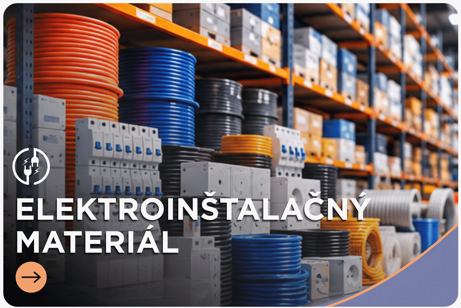 Sklad elektroinštalačného materiálu