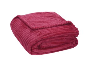 Deka mikroflanel ZORA vínová