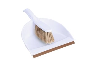 2dílný set smetáček s lopatkou BÍLÝ