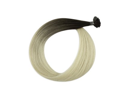 (K6/23) Blond ombré s odrostem světlého kaštanu | B. L. Hair keratin 50 cm