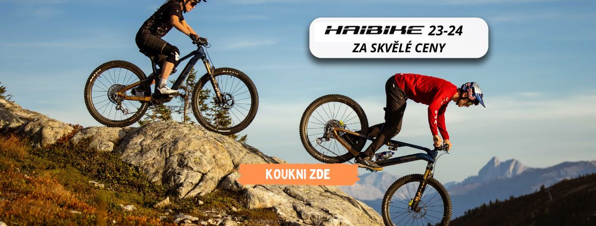 HAIBIKE VE SLEVĚ.