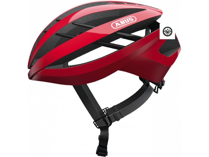 Helma ABUS Aventor racing red