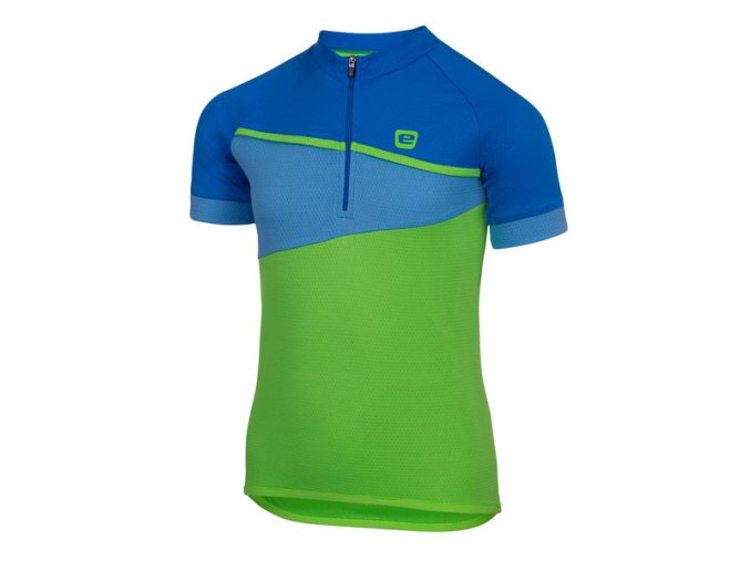 ETAPE – dětský dres PEDDY zelená/modrá