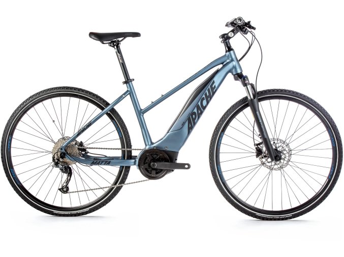 Krosové elektrokolo 28"Apache Matta Bosch 3 - dámské metal blue 2022 velikost rámu M