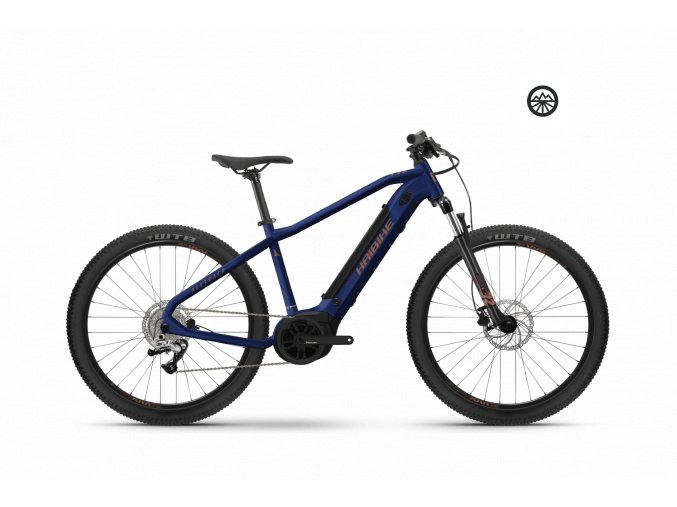 Elektrokolo HaiBike ALLTRACK 27.5 4 i500Wh 9-G Alivio blue/leather rám M/45 2023