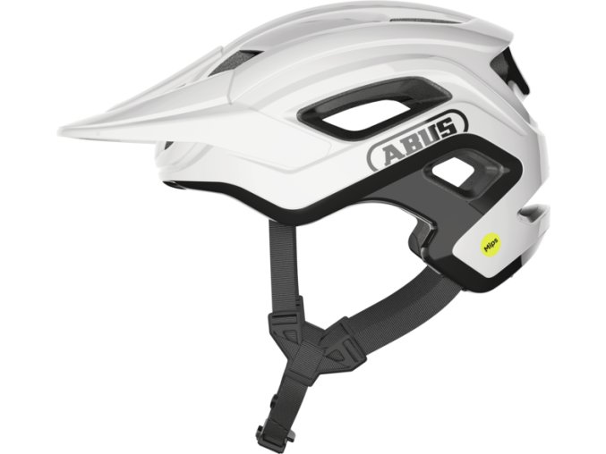Helma ABUS Cliffhanger MIPS shiny white