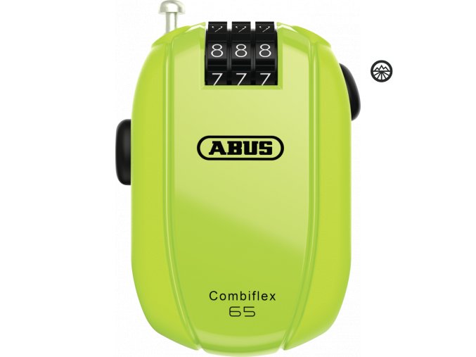 Zámek ABUS Combiflex StopOver Neon 65