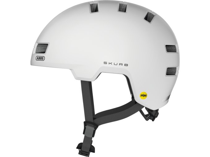 Helma ABUS Skurb MIPS polar white